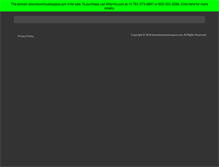 Tablet Screenshot of downtownmusicspace.com